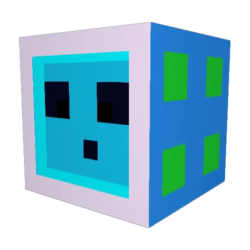 lucatheo3 Minecraft avatar head, 3D render