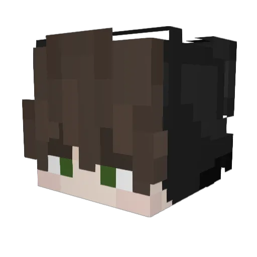 lucaxd2428 Minecraft avatar head, 3D render