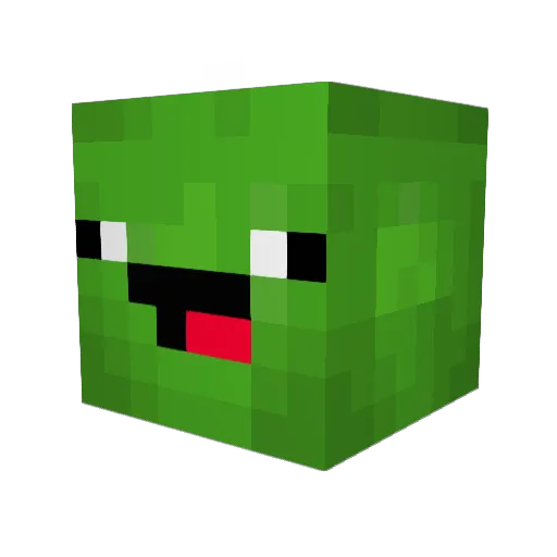 luccacoh Minecraft avatar head, 3D render