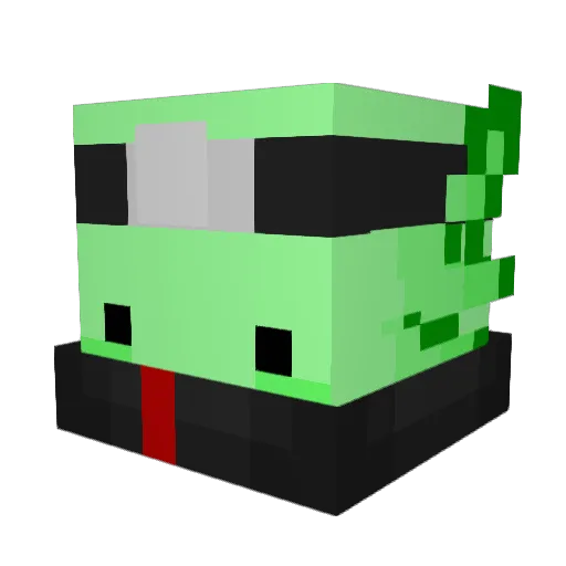 luccaspvp Minecraft avatar head, 3D render