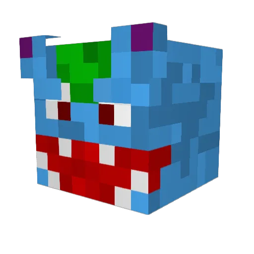 lucce2005 Minecraft avatar head, 3D render