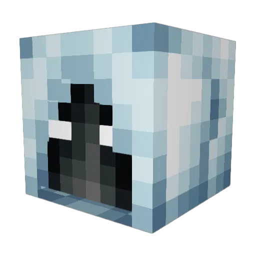 luceindude Minecraft avatar head, 3D render