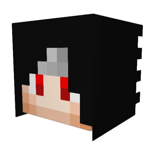 luchito001 Minecraft avatar head, 3D render