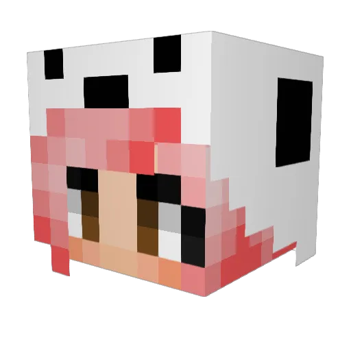 luci10704 Minecraft avatar head, 3D render