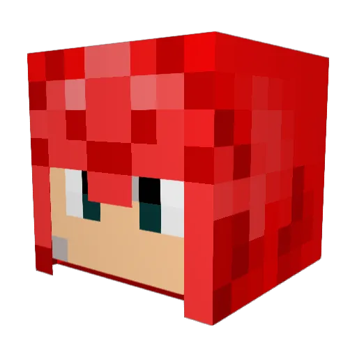 lucianojacobson Minecraft avatar head, 3D render