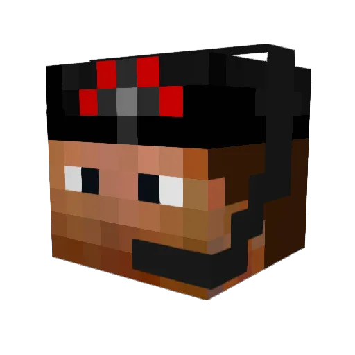 lucianspy109 Minecraft avatar head, 3D render