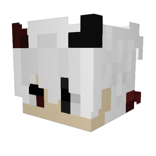 lucic9904 Minecraft avatar head, 3D render
