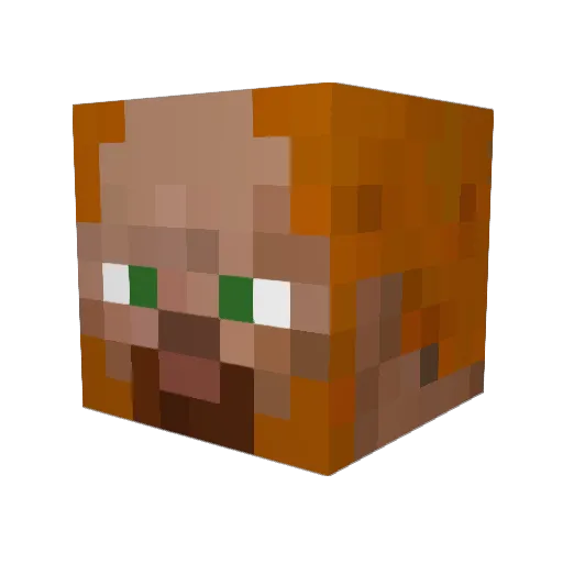 luciensamary Minecraft avatar head, 3D render