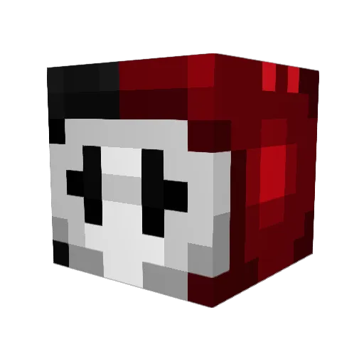 lucifeuer Minecraft avatar head, 3D render