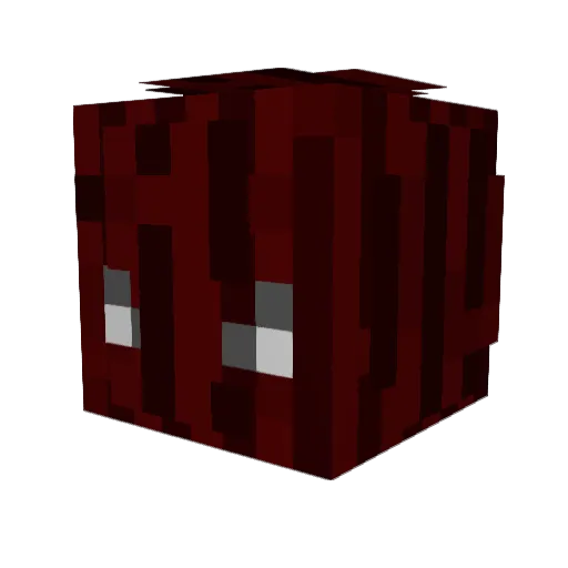 lucii4_ Minecraft avatar head, 3D render