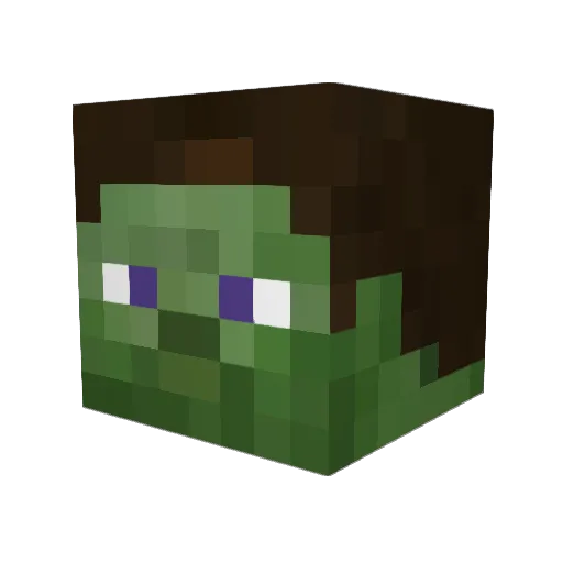 lucik_z_pradavna Minecraft avatar head, 3D render