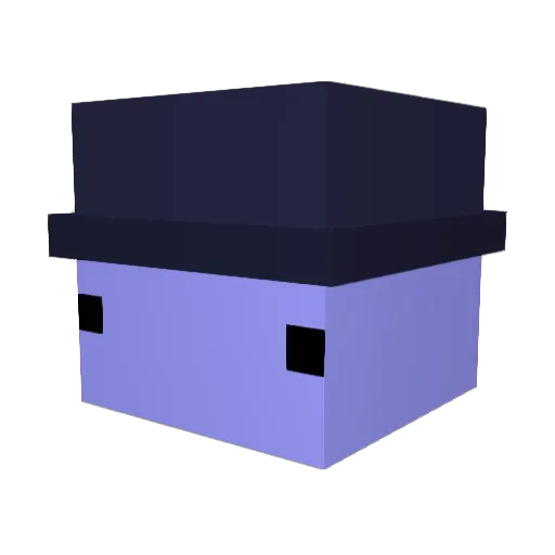 lucile95 Minecraft avatar head, 3D render