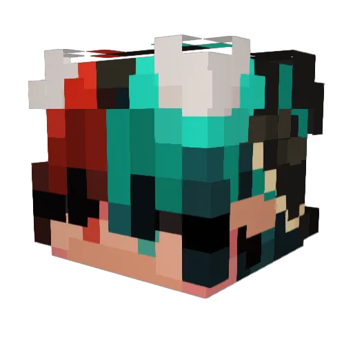 lucio09922 Minecraft avatar head, 3D render