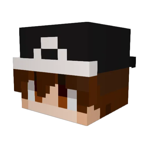 lucio2378 Minecraft avatar head, 3D render
