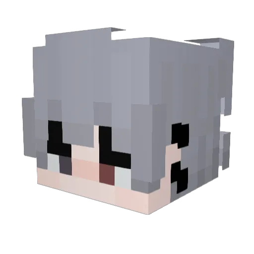 luciogxf9 Minecraft avatar head, 3D render