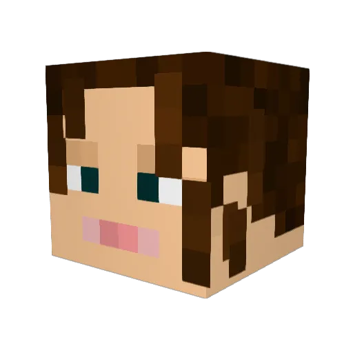 luciux90 Minecraft avatar head, 3D render