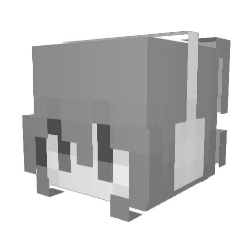 lucix4m6a89xd47 Minecraft avatar head, 3D render