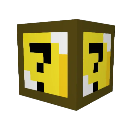 luck7777777 Minecraft avatar head, 3D render