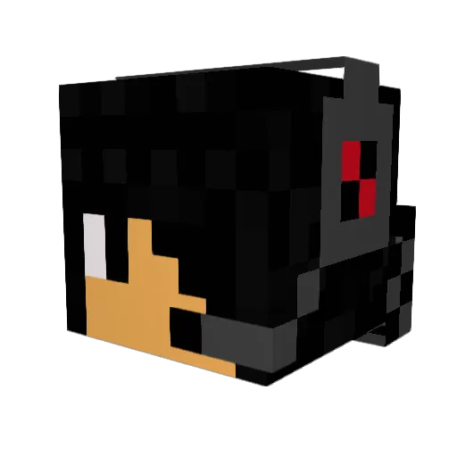 luckinger97 Minecraft avatar head, 3D render