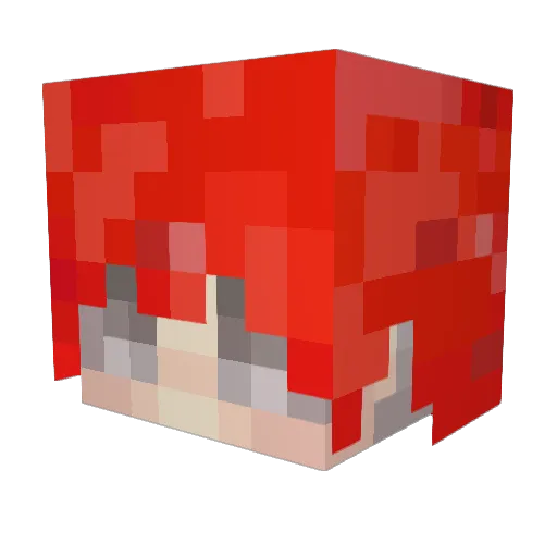 luckyboy10 Minecraft avatar head, 3D render