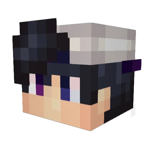 luckygamer01 Minecraft avatar head, 3D render