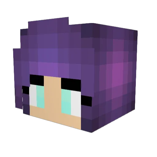 luckyhunter2 Minecraft avatar head, 3D render