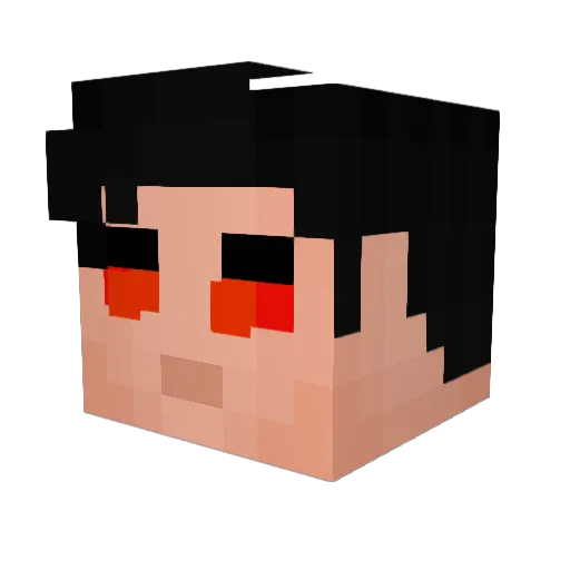 luckyjonathan5 Minecraft avatar head, 3D render