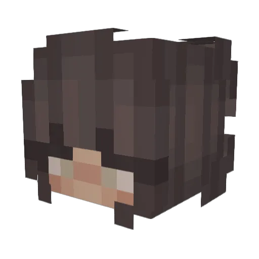 luckykittykat11 Minecraft avatar head, 3D render