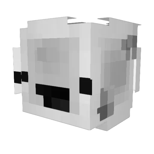 luckypeople5 Minecraft avatar head, 3D render