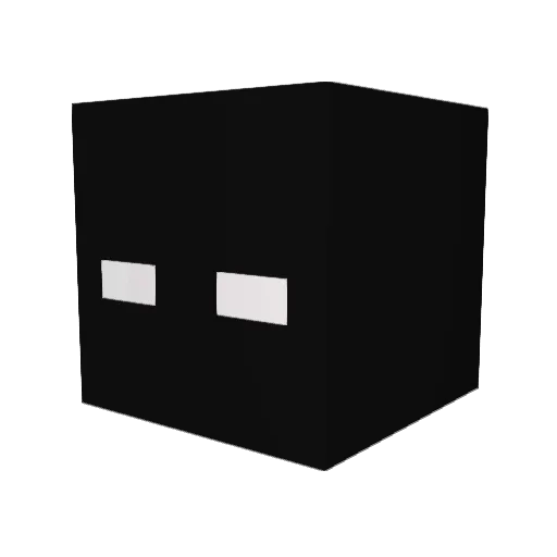 luckypikeman Minecraft avatar head, 3D render