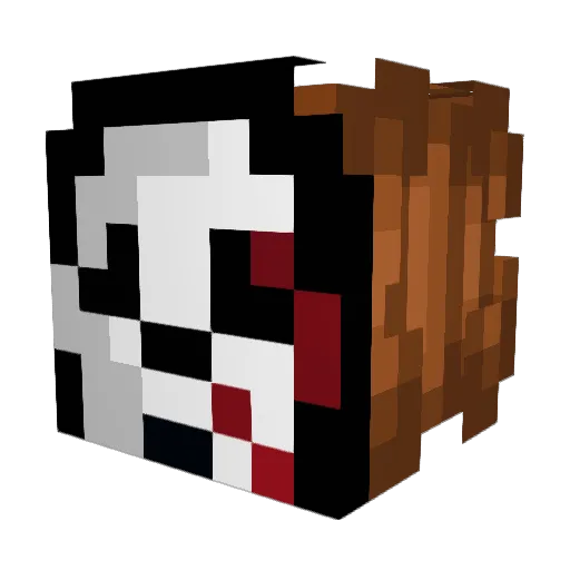 luckyyemma Minecraft avatar head, 3D render