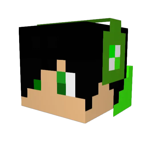 lucminecraft2003 Minecraft avatar head, 3D render