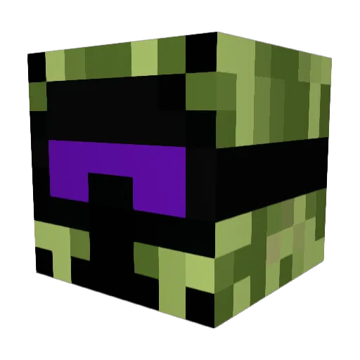 lucsta Minecraft avatar head, 3D render