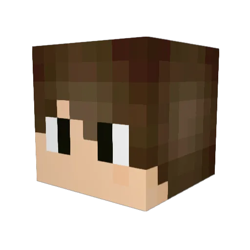 lucvsp Minecraft avatar head, 3D render
