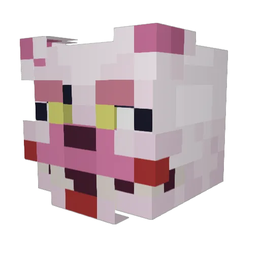 lucyispepsi Minecraft avatar head, 3D render