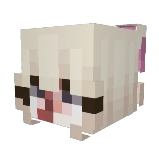 lucyitswdiamonds Minecraft avatar head, 3D render