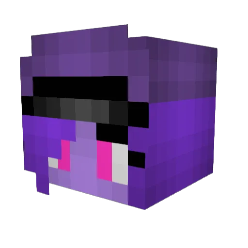 lucymcgillicuddy Minecraft avatar head, 3D render