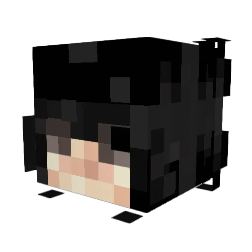 lucypram Minecraft avatar head, 3D render