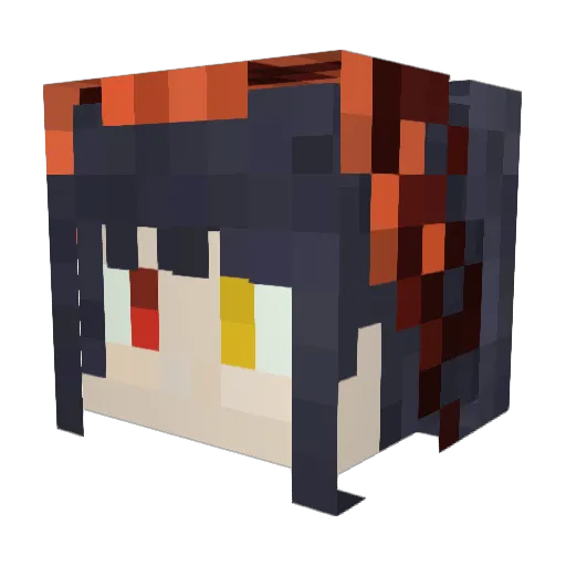 ludandan_ Minecraft avatar head, 3D render