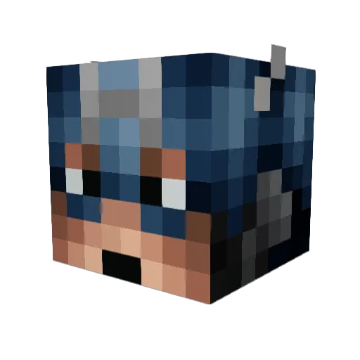 ludde0904 Minecraft avatar head, 3D render