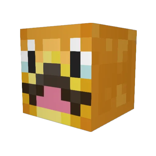 ludes2000 Minecraft avatar head, 3D render
