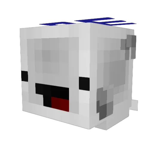 ludgey87 Minecraft avatar head, 3D render