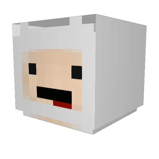 ludicolo13 Minecraft avatar head, 3D render
