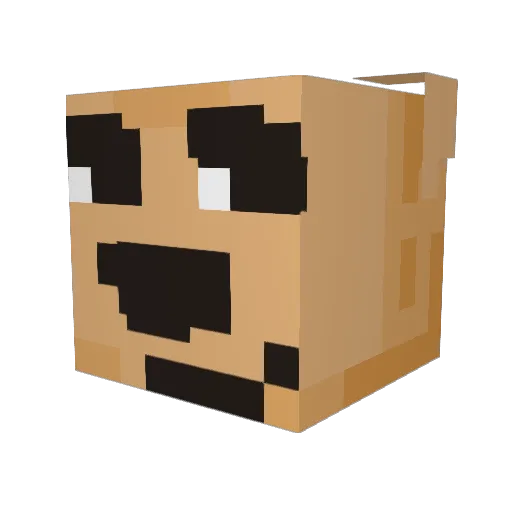 lufei_fcHtqy Minecraft avatar head, 3D render