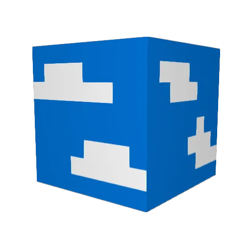 luffy880602 Minecraft avatar head, 3D render
