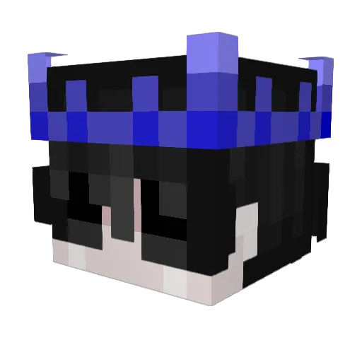luffygamer093 Minecraft avatar head, 3D render