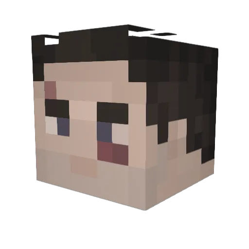 luffystretch447 Minecraft avatar head, 3D render
