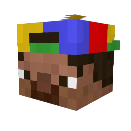 lufti_zz Minecraft avatar head, 3D render