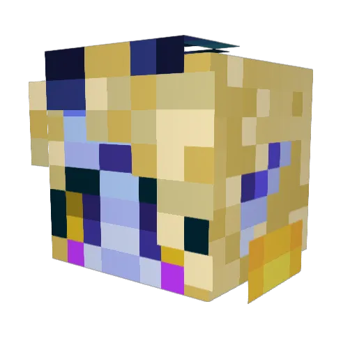 lugknut Minecraft avatar head, 3D render