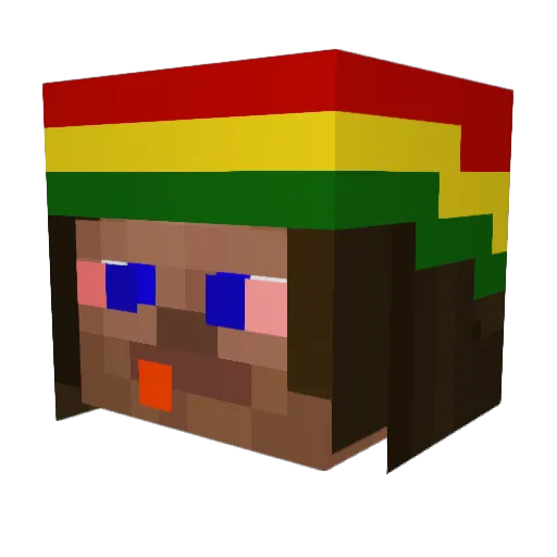 lugsway Minecraft avatar head, 3D render